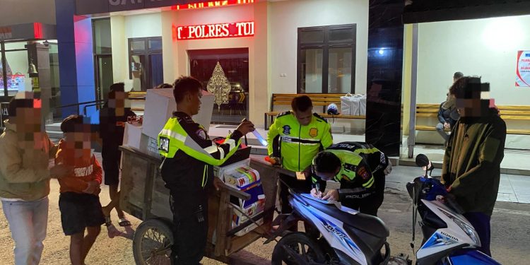 Polres Tulungagung Tindak Tegas SOTR Yang Melanggar Aturan Berlalu Lintas dan Ketertiban Umum