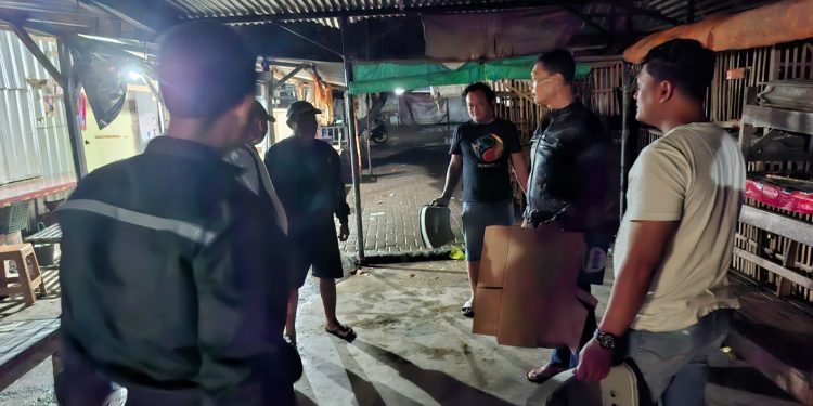 Unit Reskrim Polsek Tulungagung Kota Gelar Operasi Perjudian di Pasar Ngemplak